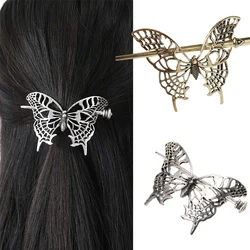 vintage butterfly hair sticks chinese style insect hair fork disk sticks hairpins witch viking women hair accessories headdress