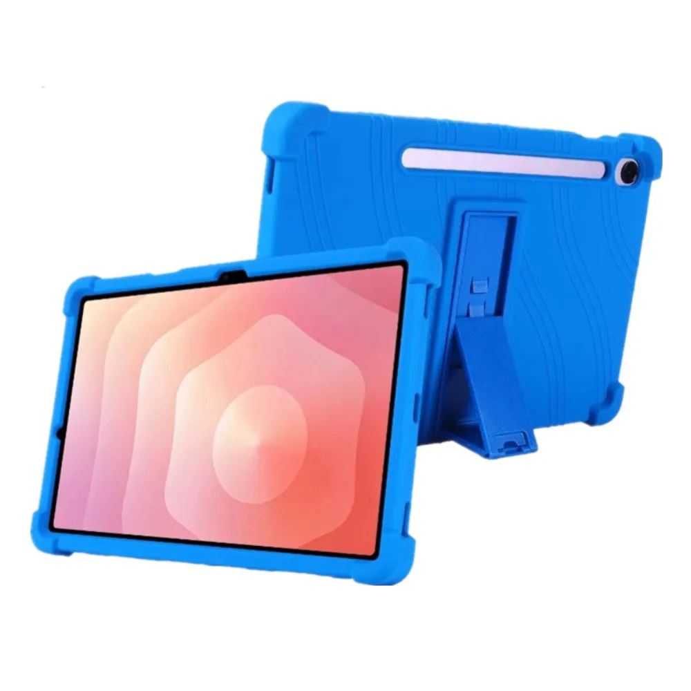 

For Samsung Galaxy Tab S11 11 inch 2025 Case Thickened Shockproof Stand Soft Silicone Funda SM-X730/SM-X736 11"Kids Tablet Cover