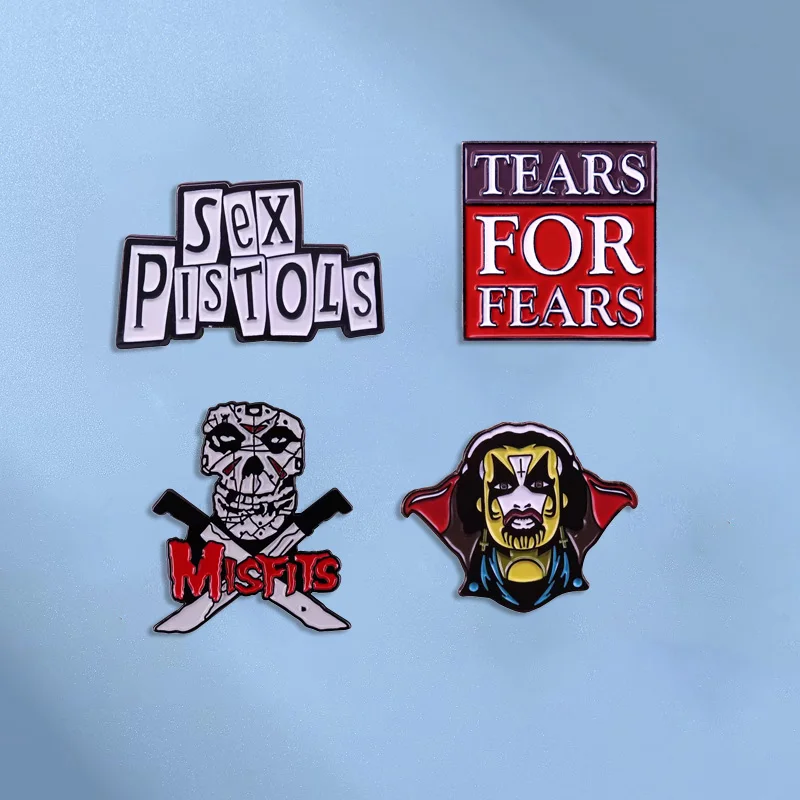Modische Pop-Rock-Band-Anstecknadel, Klassische Musik-Sänger-Brosche, Fan-Kollektion Abzeichen, Schmuck-Geschenk, Kleidung-Accessoires Großhandel – Detail 3
