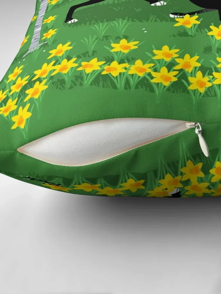 Daffodil Hound Throw Pillow Sofa Cushions Cover Decorative Cushion Pillow