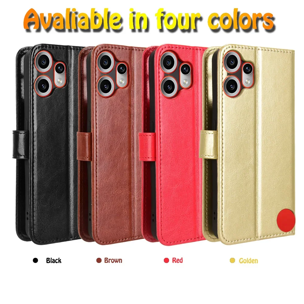 Plain Leather Flip …