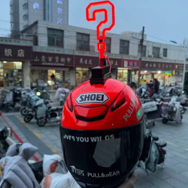 In Stock, Universal Helmet Luminous Decoration, Night Riding Decorative Lights, Motorcycle Decorative Modification Accessories 썸네일 3