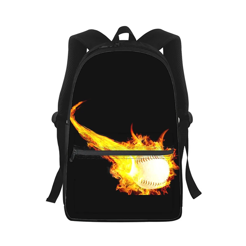 baseball movement Men Women Backpack 3D Print Fashion Student School Bag Laptop Backpack Kids Travel Shoulder Bag