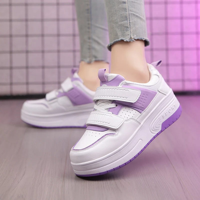 جديد الأطفال زلاجات دوارة بنين بنات عجلة مزدوجة للجنسين زلاجات دوارة أحذية رياضية جديدة في الهواء الطلق أحذية رياضية كاجوال #6