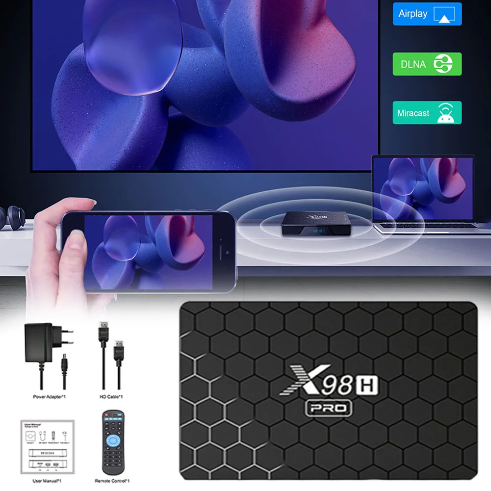 

Bluetooth-Compatible Smarts Set Top Boxs High-Definition Medias Player For Television Game