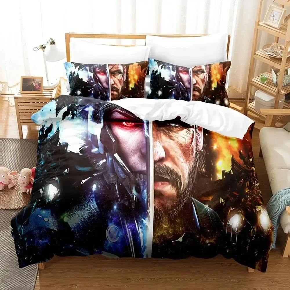 Аниме METAL GEAR RISING: REVENGEANCE On Steam Комплект постельного белья Пододеяльник Комплект пододеяльников Наволочка Одеяло King Queen Size
