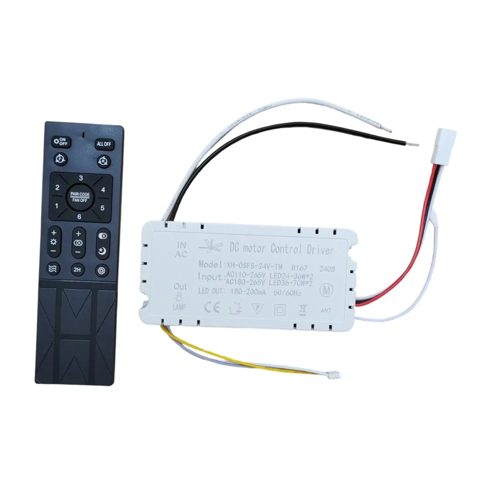 

Remote Control and Receiver Kit for Ceiling Fans with Lights Home Office