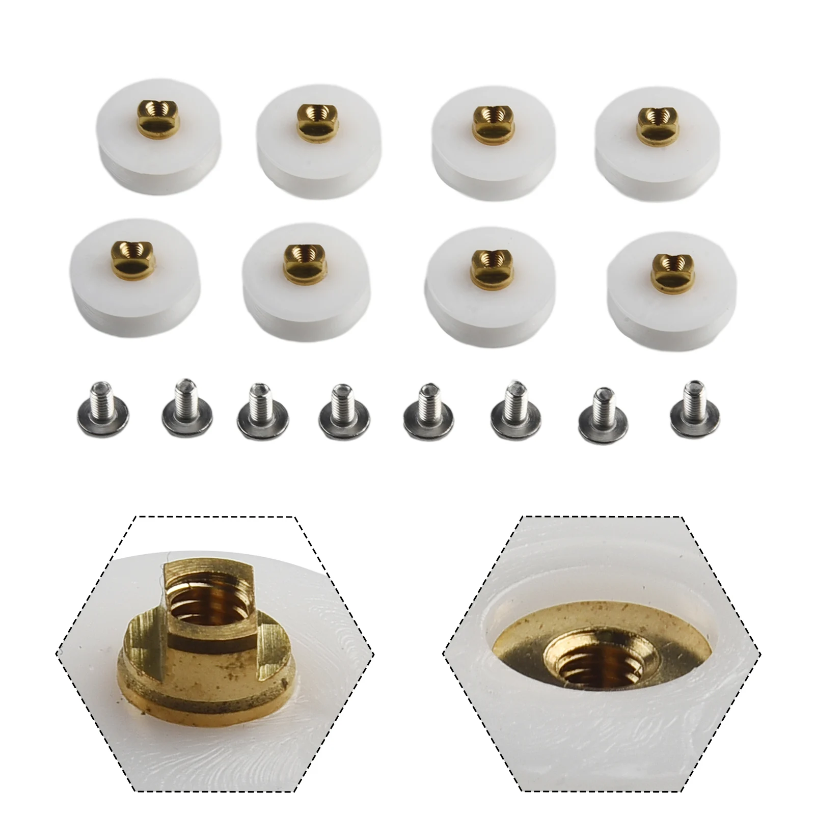 Pulley Shower Door Rollers Arc Push Bathroom Accessories Cam Shower Pulley Sliding Door Roller Diameter 22.5mm