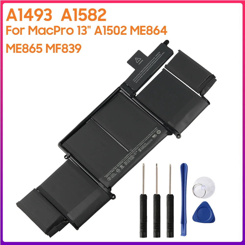 

Original Battery A1493 A1582 For MacBook Pro A1502 ME864 ME865 MF839 MacPro 13" Authentic Laptop Battery