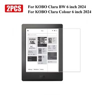 2PCS Tempered Glass Screen Protector For KOBO Libra 2 Clara Colour BW Clear KOBO Clara 2E 6.0 Elipsa 2E 10.3 Protective Film