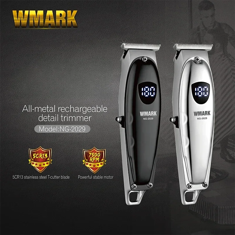 NEW! Hair Cutting Machine WMARK NG-2029 All-metal Hair Clipper Profession Electric Clipper PROFESSIONAL HAIR TRIMMER