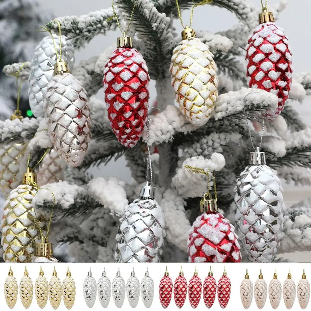 Beautiful Christmas Tree Decoration Plastic Small Decorative Colorful Home Room New Year Festivals Theme Party Thanksgiving Gift