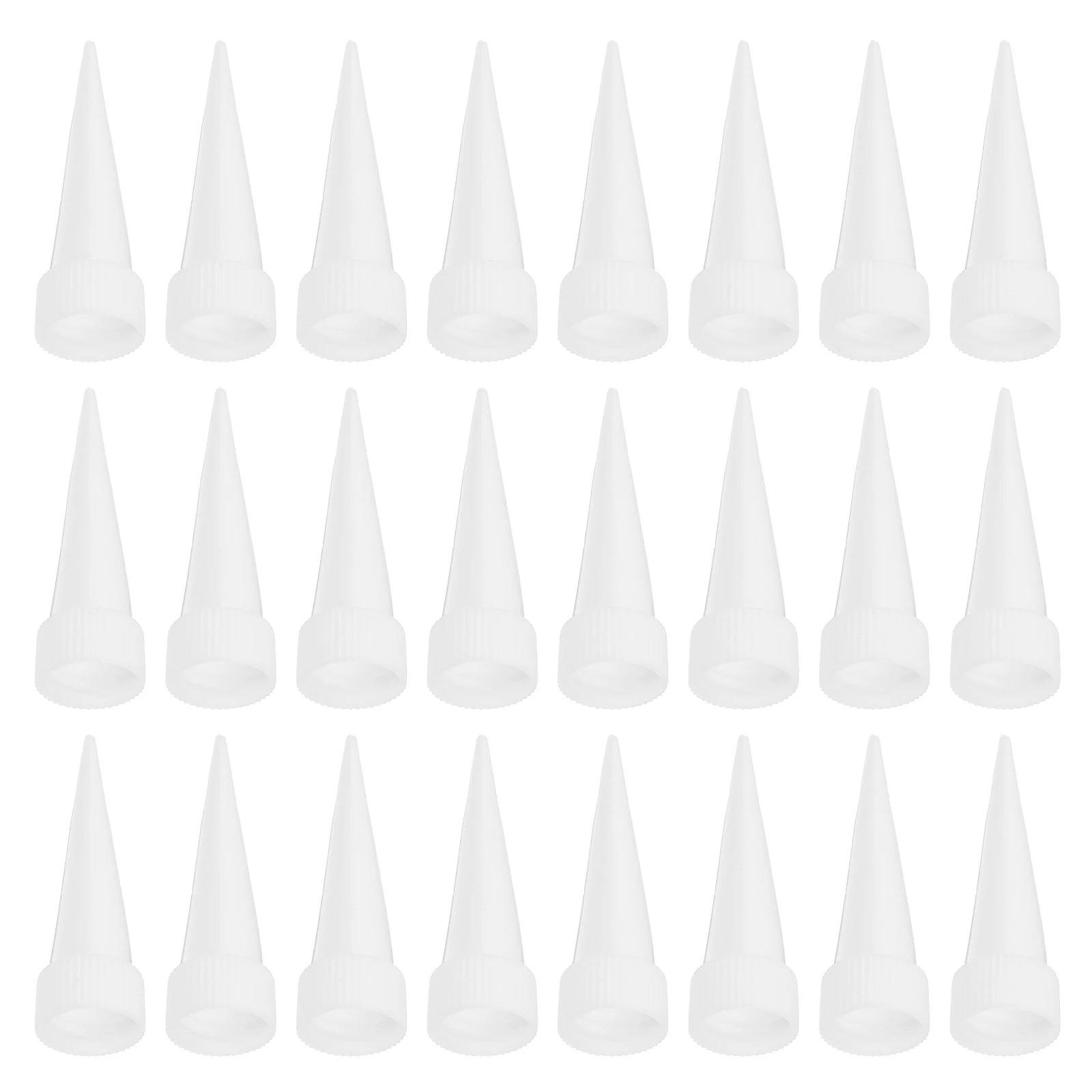 

100pcs Precision Caulking Nozzle Tips Glue Tips Replacement Caulk Tool Caulking Finishing Tools Teaching Equipment