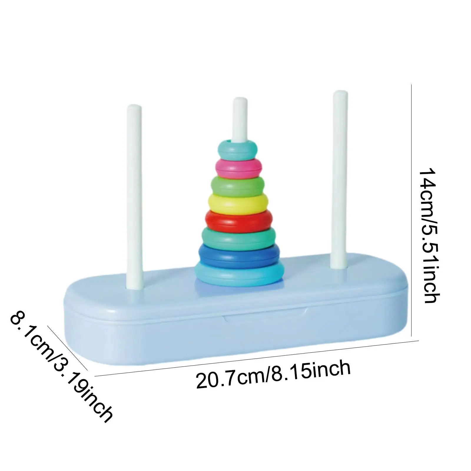 ของเล่น Montessori เพื่อพัฒนาของเล่นแหวนเรียงซ้อนสำหรับเด็กเด็กทารก