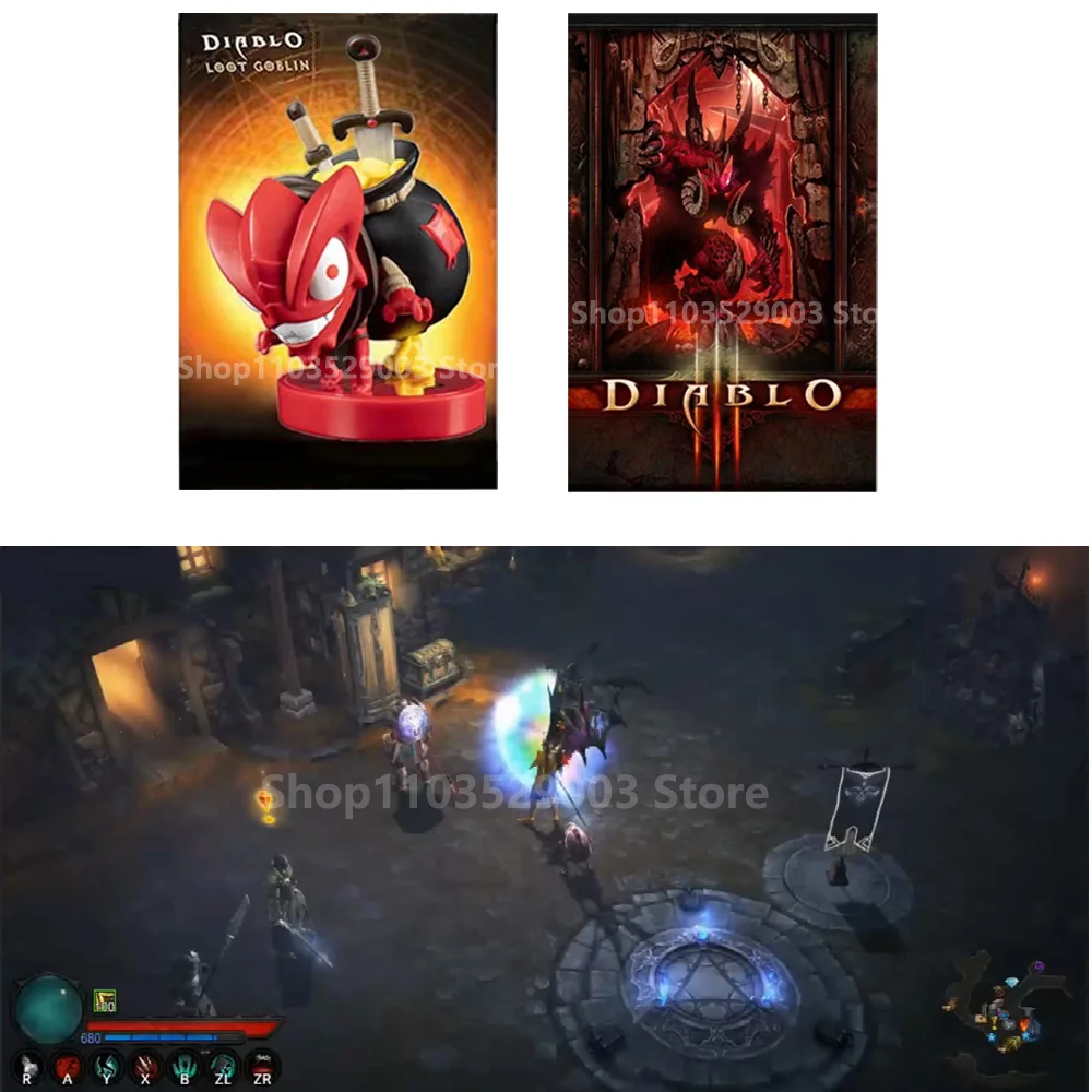 Diablo 3 Eternal Collection Diablo 1-3 Game NFC Card Include Elite Secret territory Loot Goblin for switch view 3