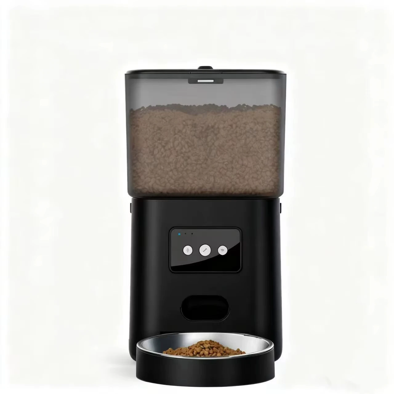 Rechargeable Dog Feeder with Timer Waterproof Voice Recording and Portion Control