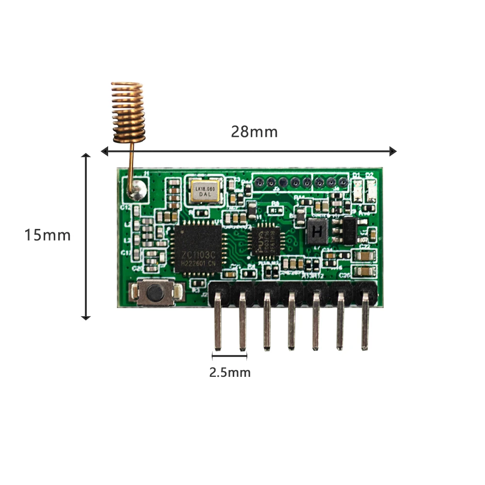 QIACHIP RF Receiving and Transmitting Integrated 868Mhz 4CH 4 Button Remote Control Switch For Arduino Uno Module Smart Home