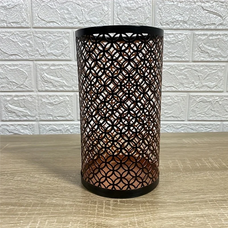 LICE-Nordic Iron Art, Hollow Candlestick, Three-Piece Candlestick, Handicrafts, Decoration, Life