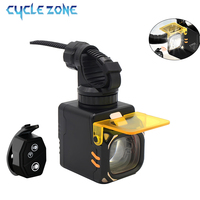 Bike Fog Head Light Wireless Remote Control Rechargeable Bike Front Light Night Riding Bicycle Fog Headlight Cycling Accessories