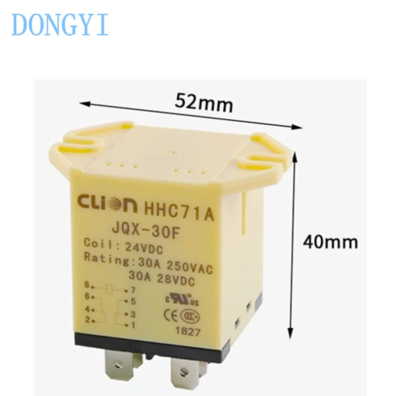 Intermediate Relay 30A JQX-30F -2Z 8 Pins