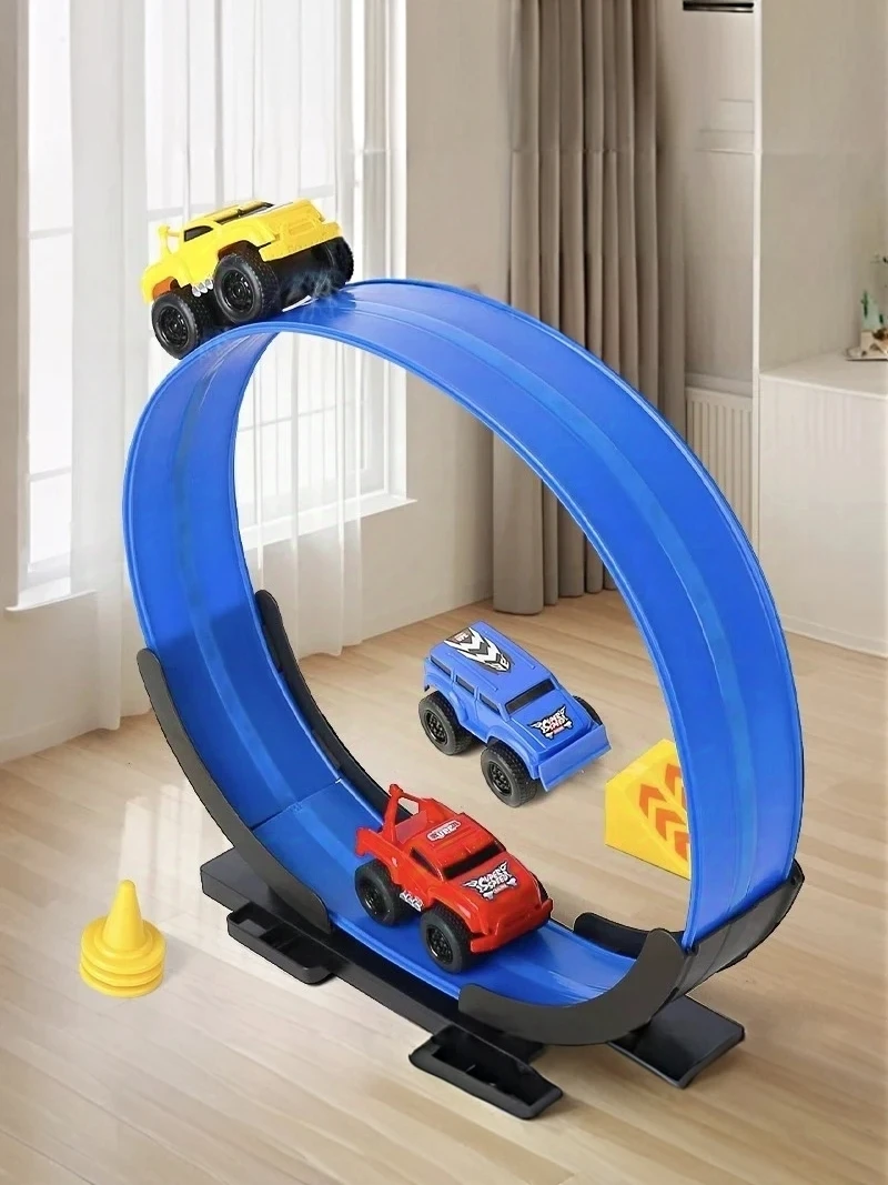 Coche mágico antigravedad para escalar paredes: corredor extraíble con inercia magnética y pistas especiales para niños y niñas