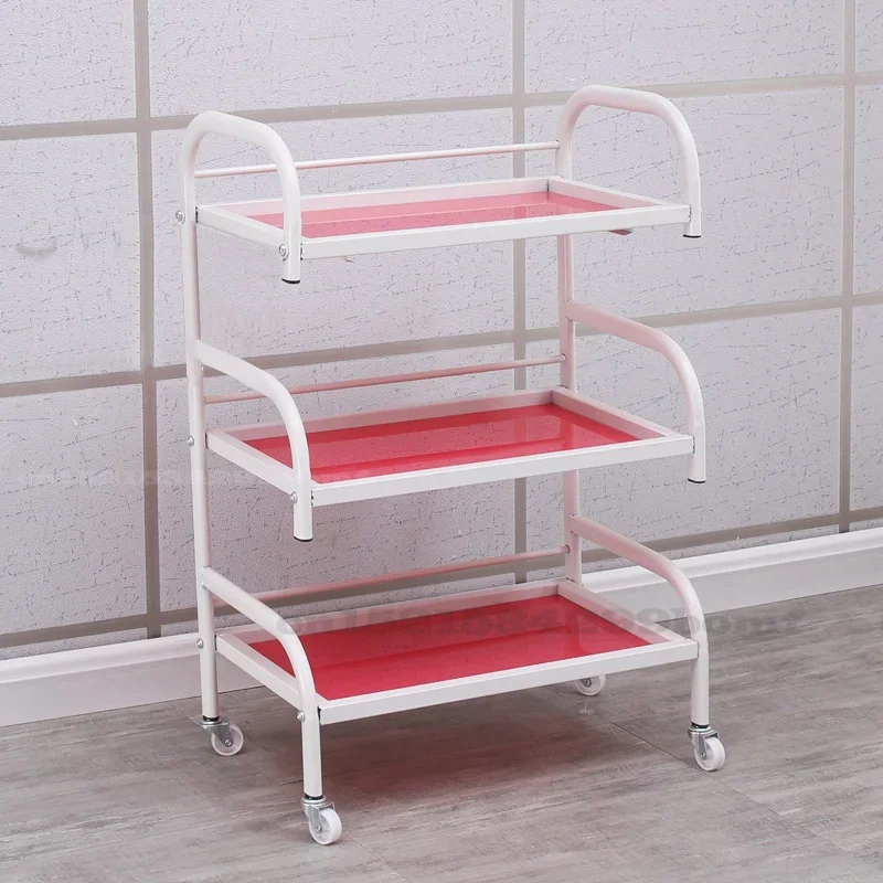 Beauty Cart hairdressing tool cart with drawer on the third floor beauty salon beauty salon Storage basket