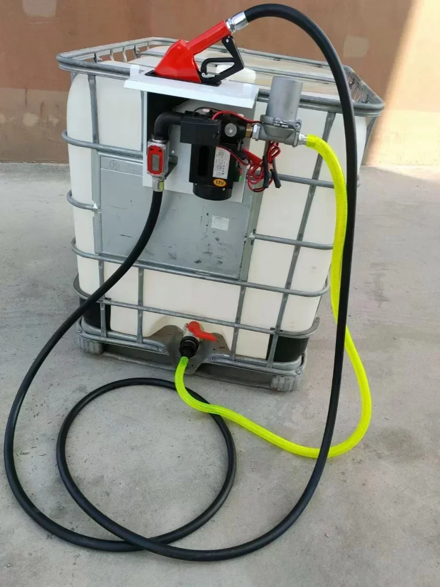 Electric oil pump 12V24V220v fully automatic high-power refueling gun, vehicle mounted hanging ton bucket refueling machine