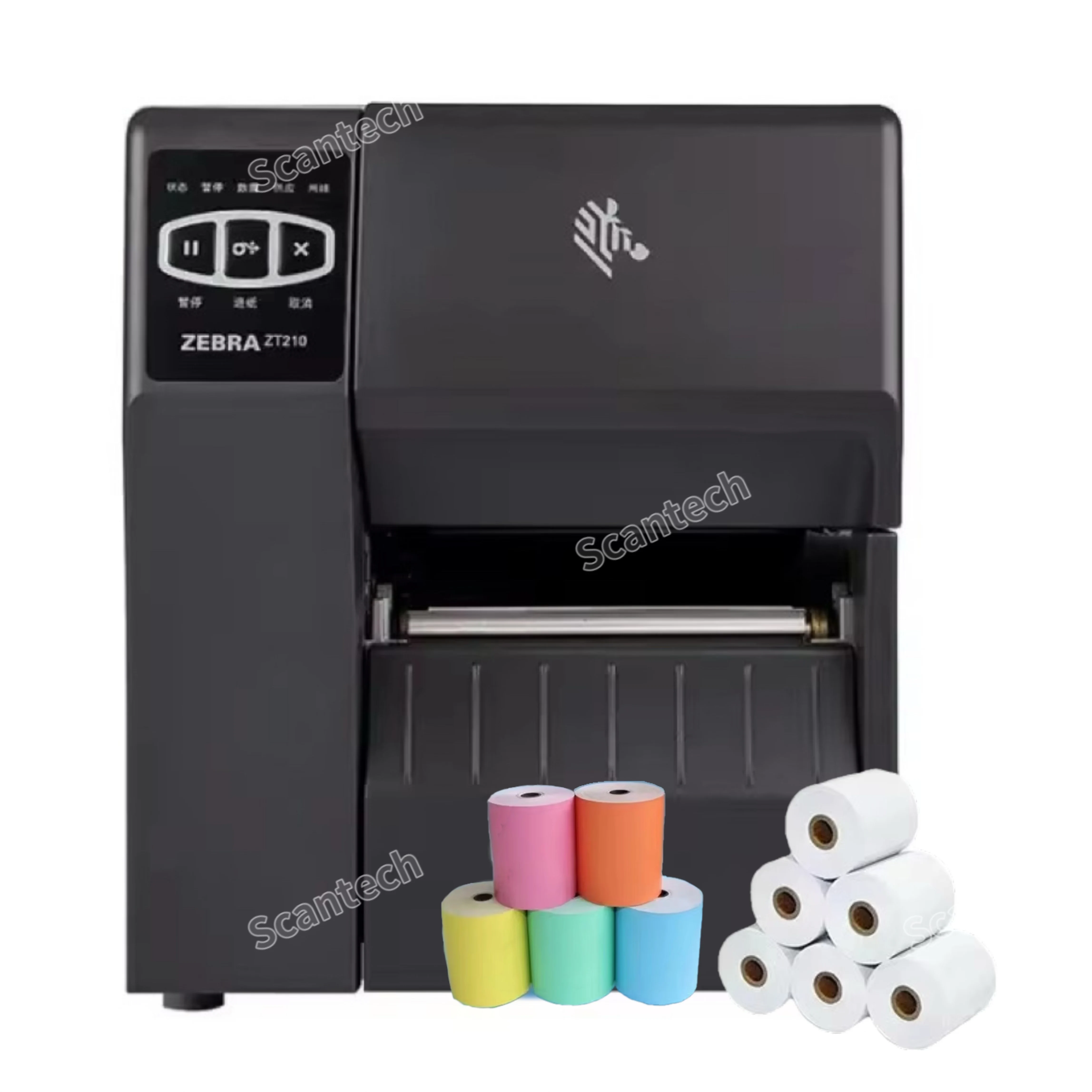 

Original Zebra ZT230 ZT210 Thermal Transfer Impresora Light Industrial Imprimante Label Sticker Barcode Printer 203dpi 300dpi