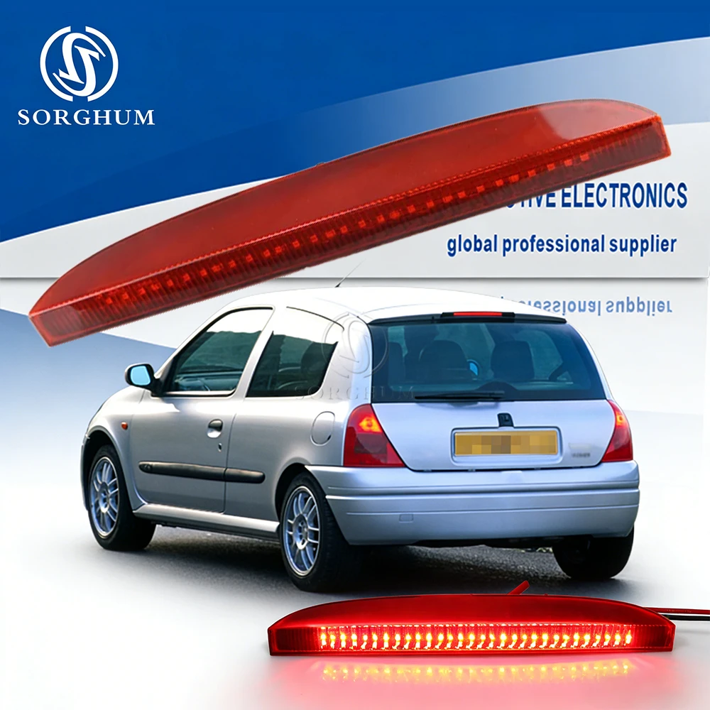 

7700410753 Светодиодный задний дополнительный стоп-сигнал (3-й стоп-сигнал) для Renault Clio II III MK2 MK3 1998 1999 2000 2013 2014 Box 2005