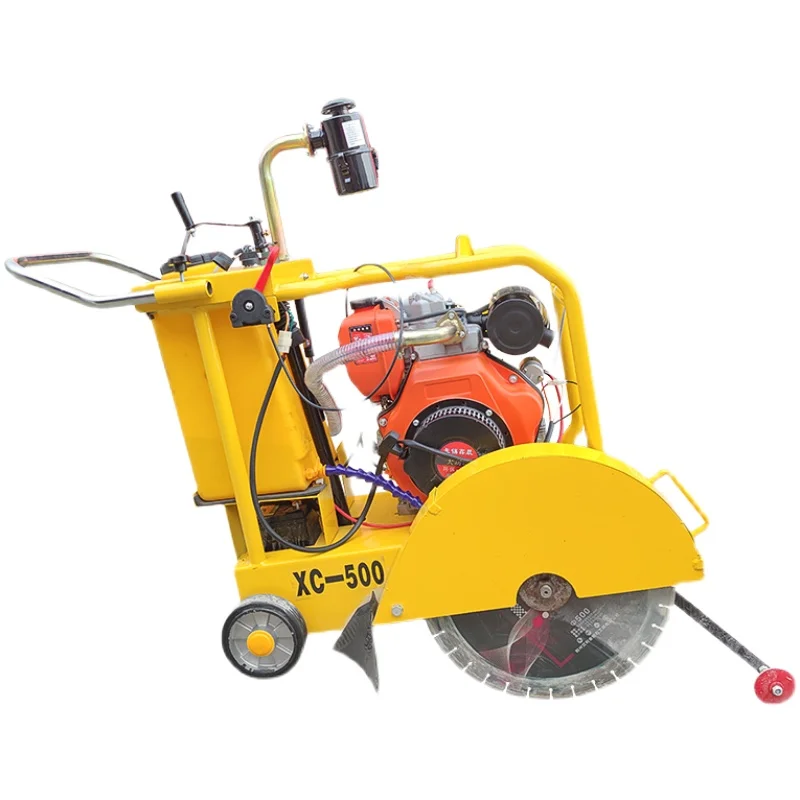 Diesel Power New Road Grooving Machine Concrete Cutter With Core Components Engine Pump Motor