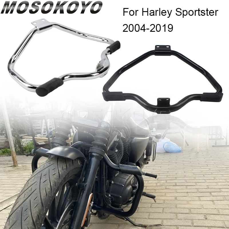 

Защита двигателя мотоцикла шоссе Защита бампера для Harley Sportster XL1200 Iron 883 XL883N Roadster Super Low