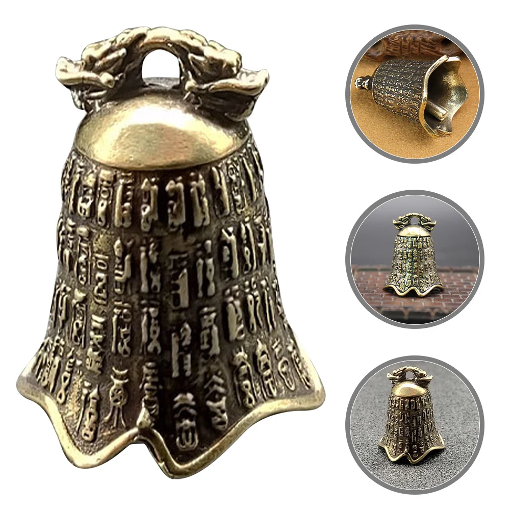 

Chinese Style Bell Brass Pendant Vintage Bell Keychain Accessories DIY Craft Decorative Charms DIY Bells Decor