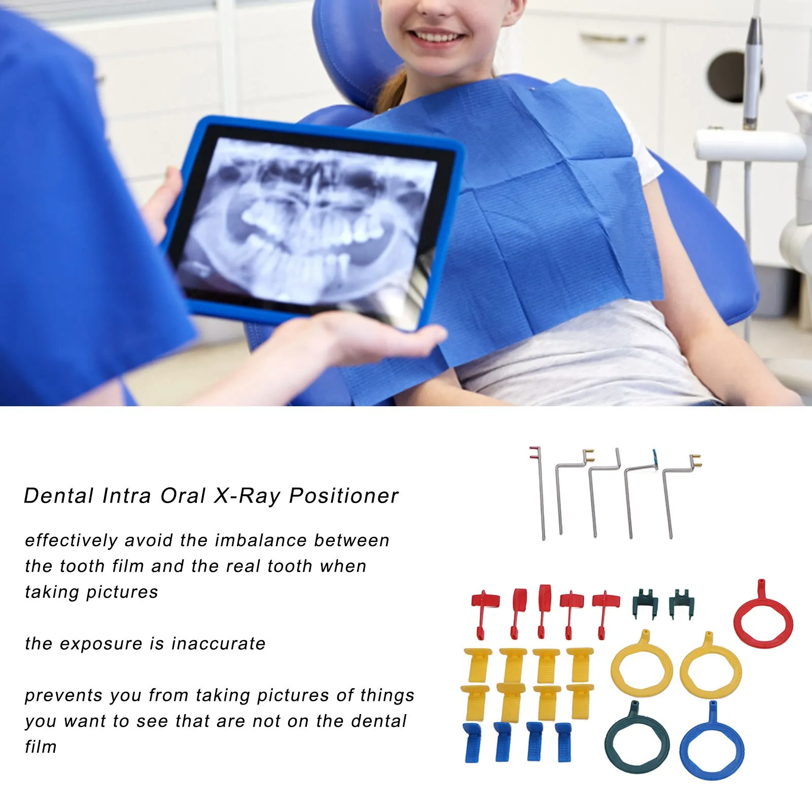 Dental Photo Aid Kit Dental Intra Oral X‑Ray Film Positioning System Ergonomic Visible Dental Photo Aid Kit For Dental