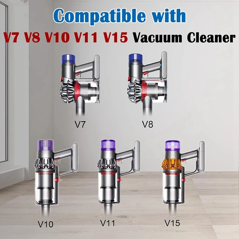 Motorized Tool Brush Head For Dyson V7 V8 V10 V11 V15 Stick Vacuum Cleaner Mite Removal Suction Head Household Tools Durable