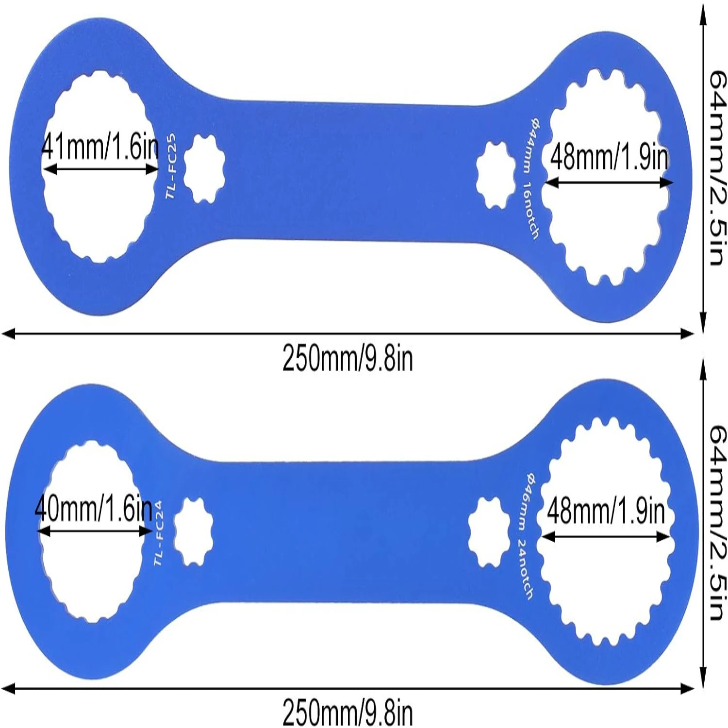 Smooth and Effortless Aluminium Alloy Bike BB Wrench - Durable and Reliable Crankset Repair Tool for Stress-Free Maintenance, Pe