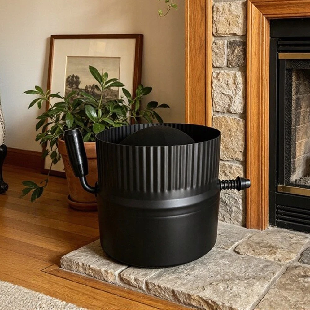 6-Inch Heavy-Duty Stove Pipe Damper With Cool-Touch Handle For Real Wood Burning Fireplaces Efficient Heat Save