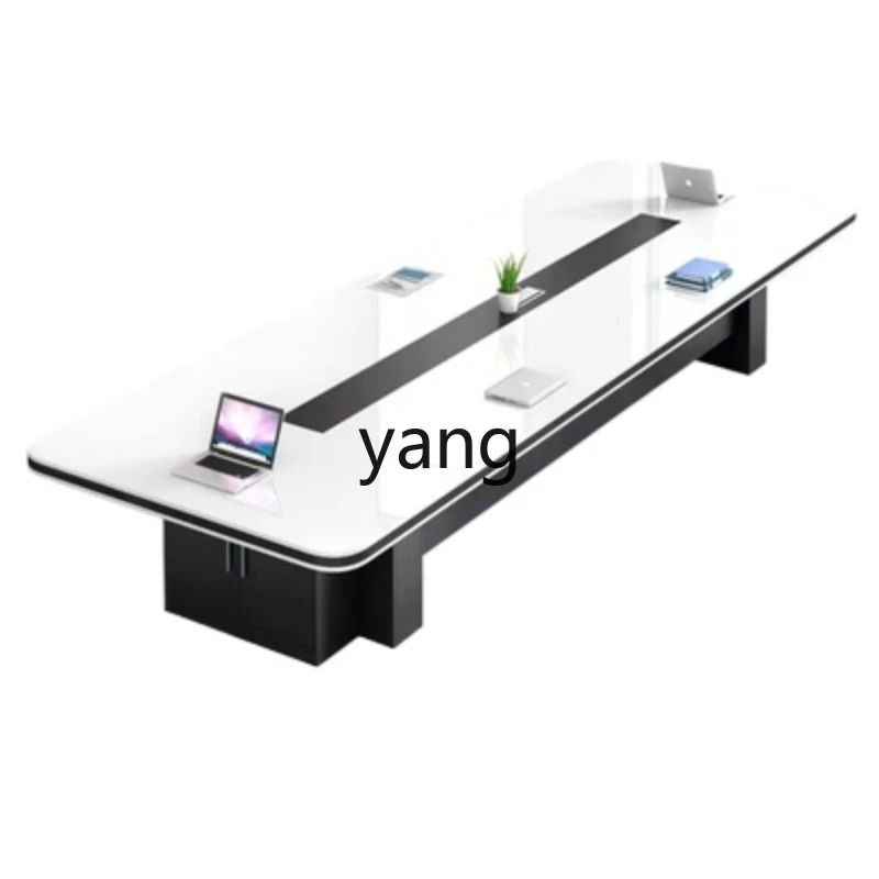 

CX Office New Style Paint Rectangular Office Conference Long Table Simple Modern Conference Negotiation Table and Chair