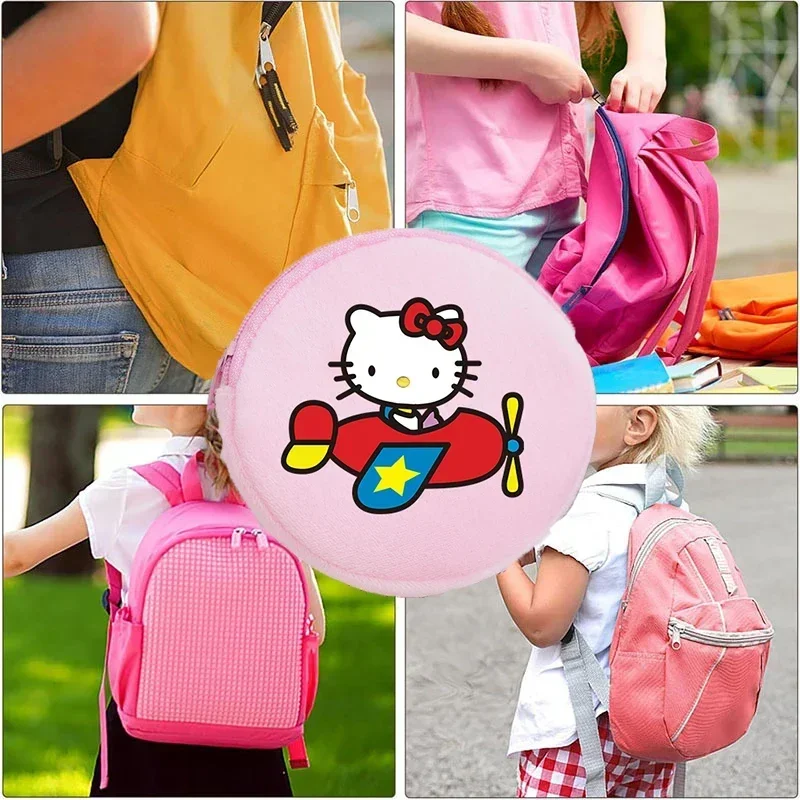 Sanrio HelloKitty Plush Wallet Cute Mini Coin Bag Boys Girls Pendant Wallet Cartoon Portable Zipper Storage Bag Children's Gift