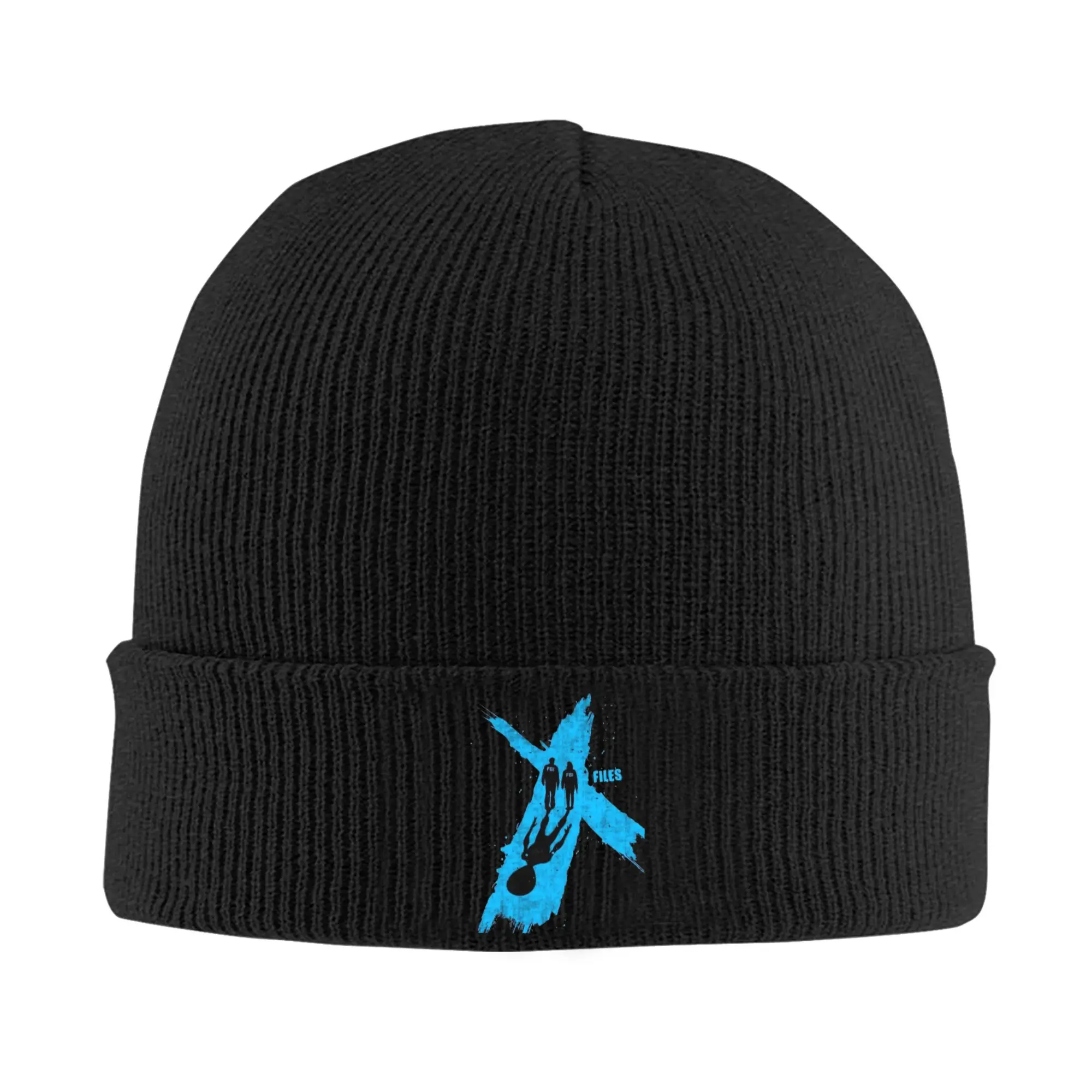 The X-Files Hat Autumn Winter Beanies Ski Scully Mulder Ufo Aliens TV Caps Men Women Acrylic Knitted Caps