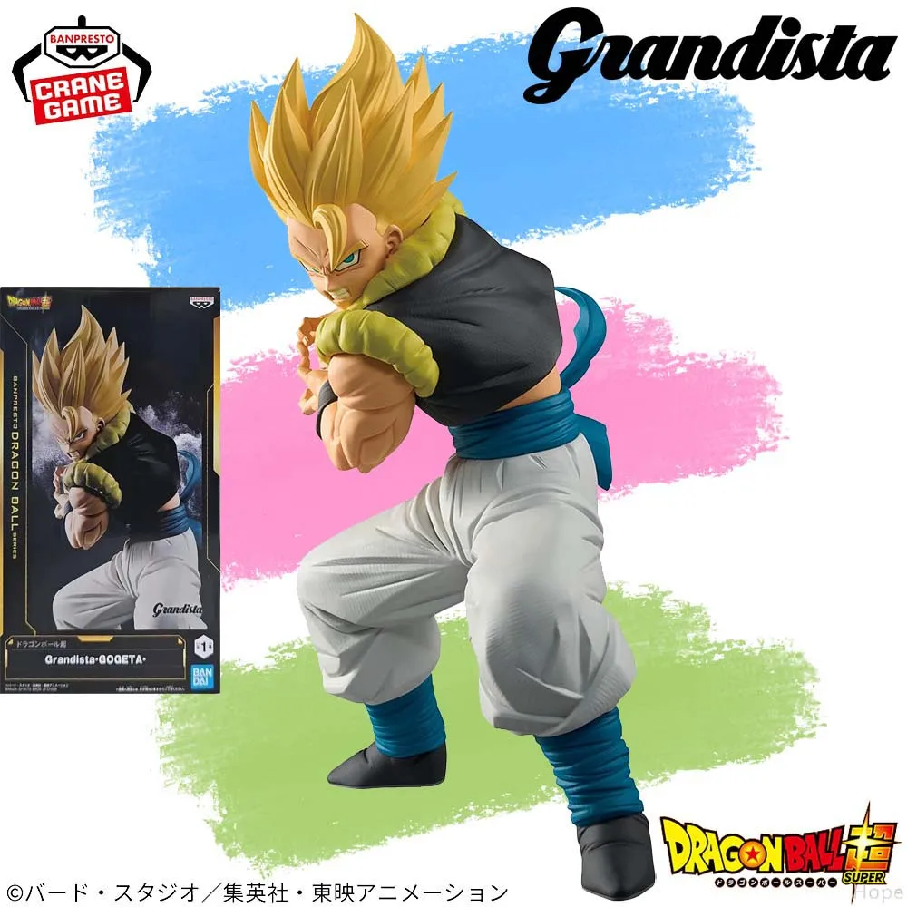 

In Stock Original BANPRESTO Grandista Dragon Ball Super Gogeta Figure Anime Model Genuine Boxed Toy