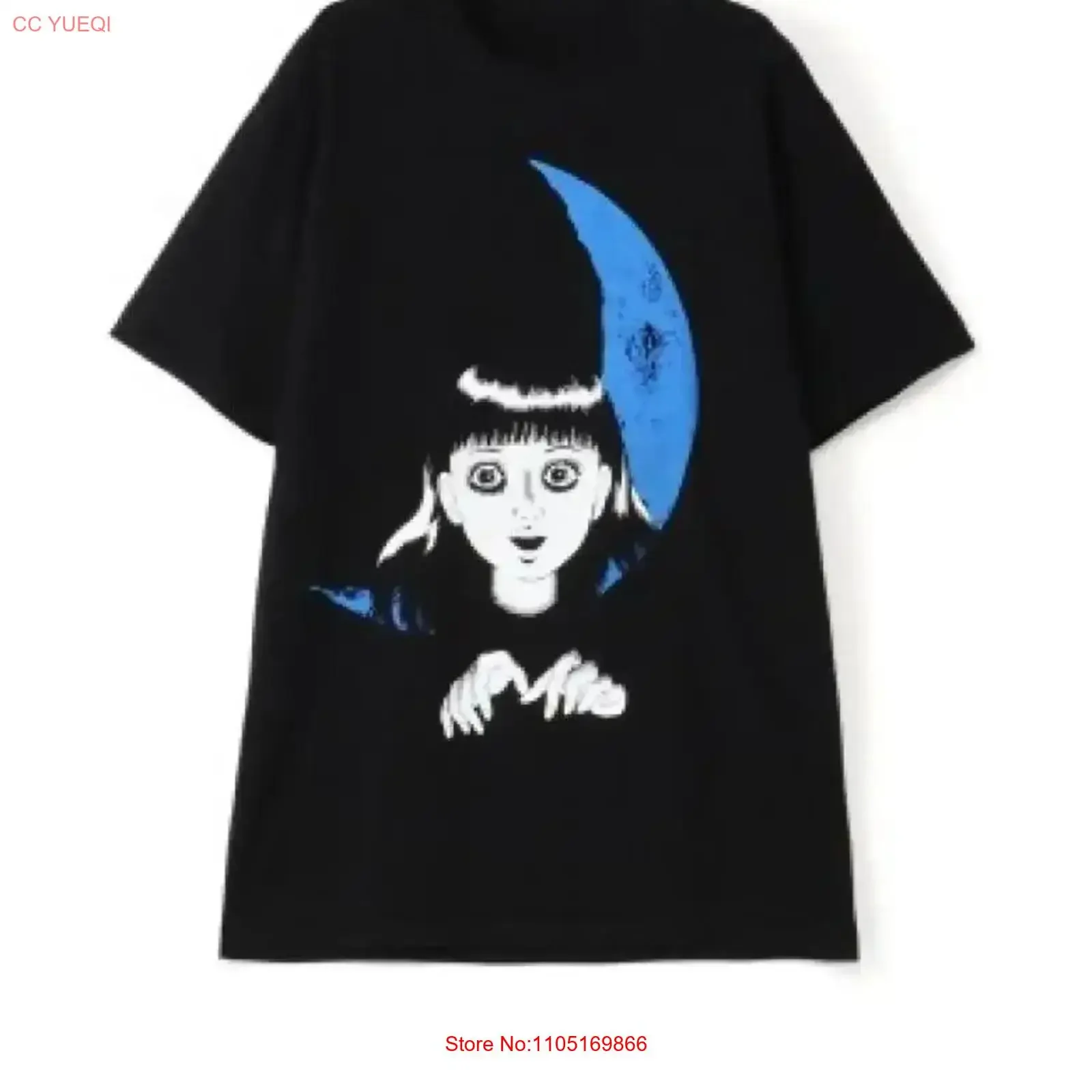 تي شيرت Yoji Yamamoto Umezu Kazuo مقاس 3 ملابس مصممة مغسولة عتيقة ملابس الشارع أنيقة ممتدة ومتعددة الاستخدامات وناعمة قليلاً