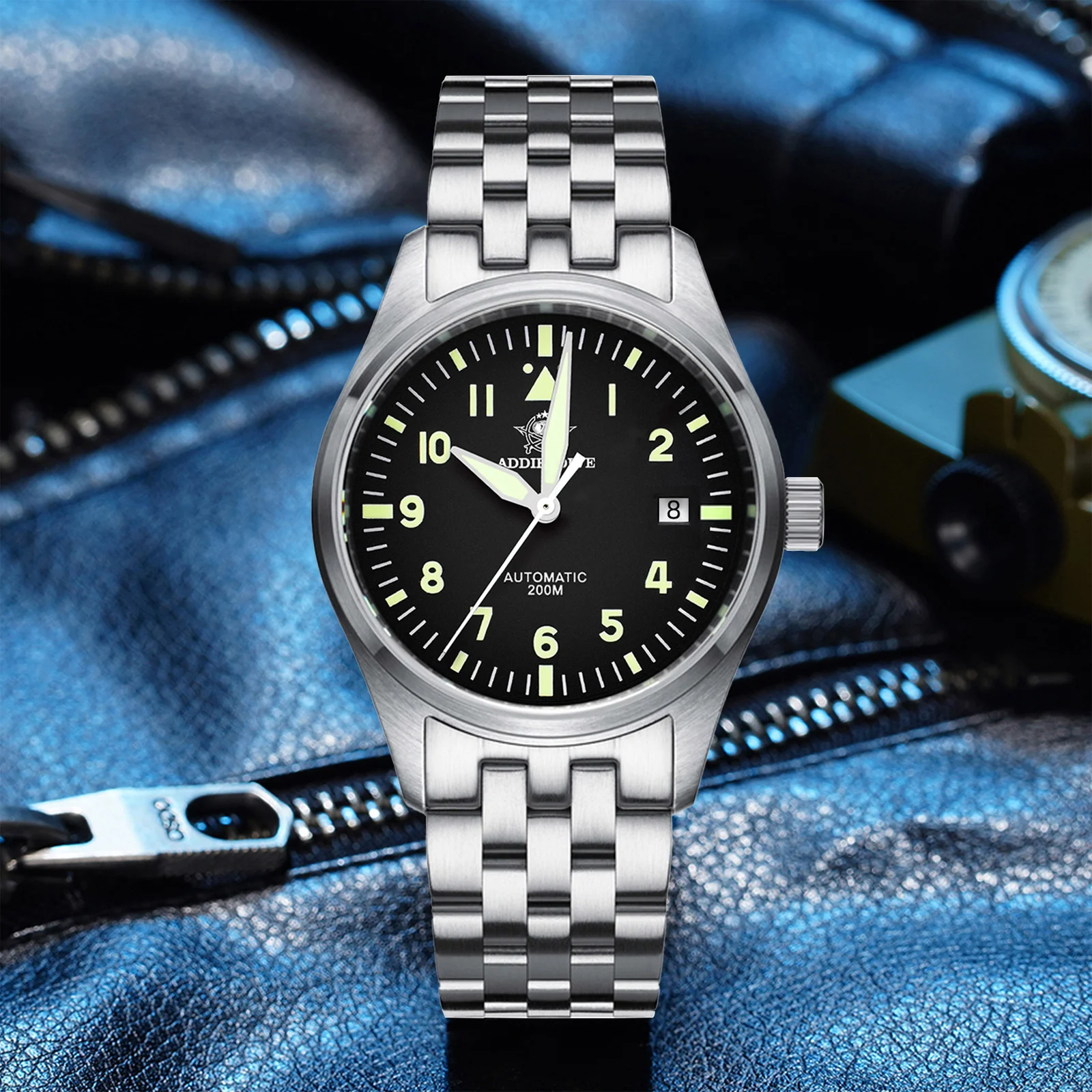 ADDIESDIVE 남성용 새 시계 C3 슈퍼 루미너스 - Automatic Pilot Watch 리뷰 및 가격