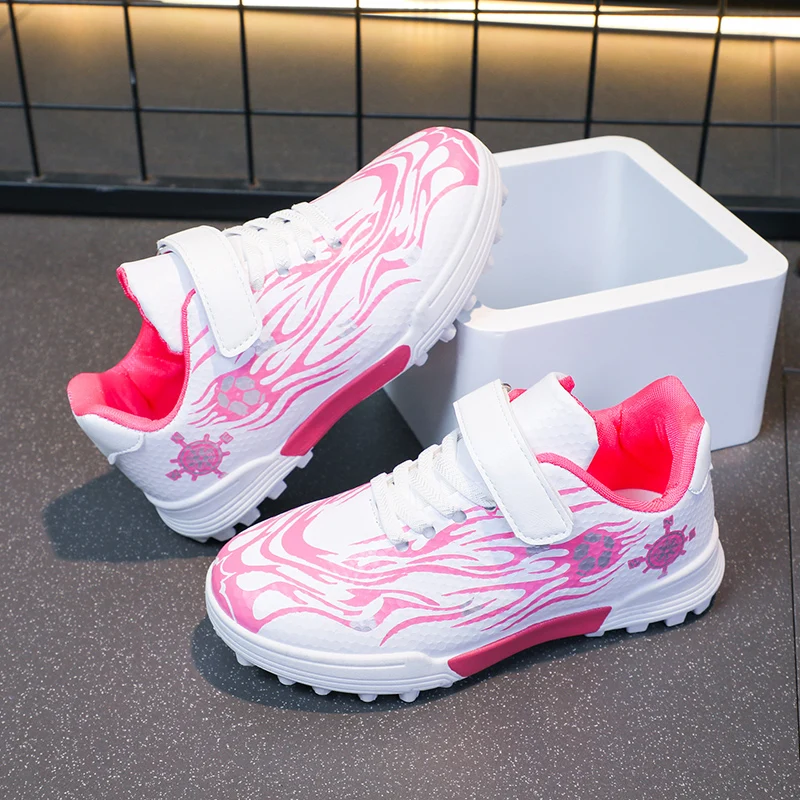 Dziecięce korki piłkarskie Fashion Design Oddychające, antypoślizgowe buty piłkarskie dla chłopców i dziewcząt