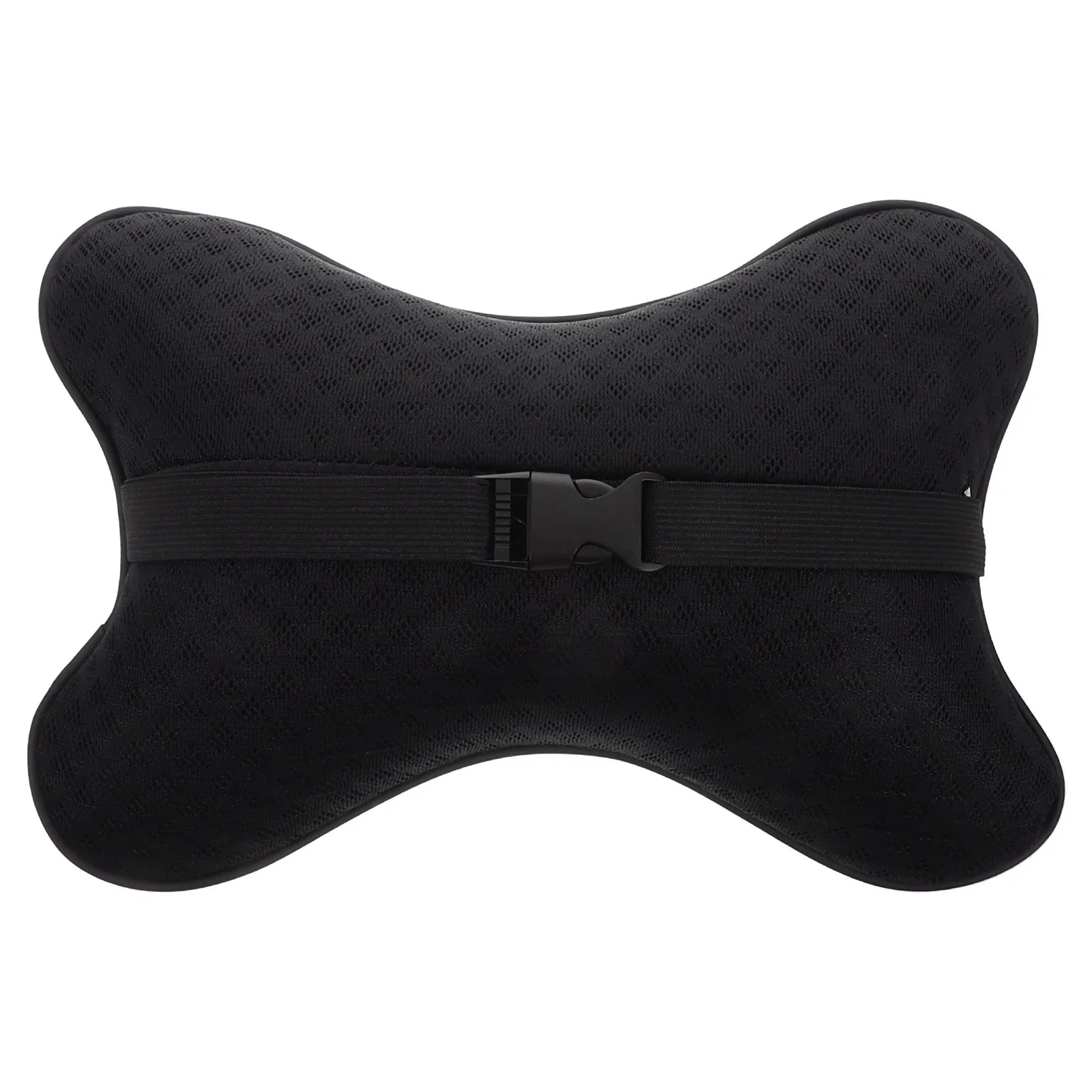 

Neck Pillow Pillows Head Black Ice Silk Support for Driving Headrest and Lumbar Cushion Seat