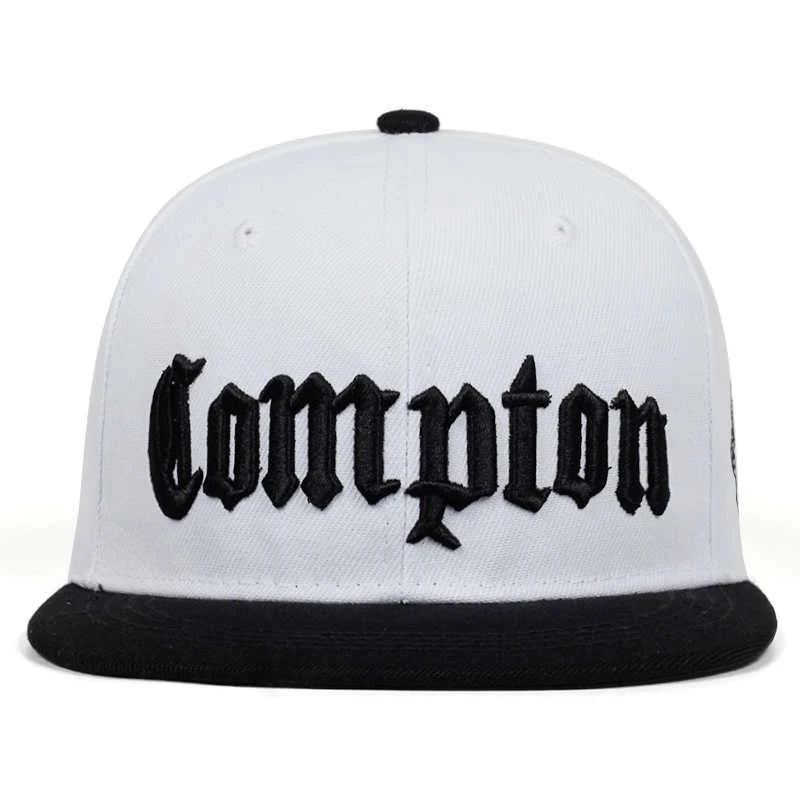 COMPTON embroidery Baseball Cap Hip Hop Snapback caps flat fashion sport Hat For Unisex Adjustable dad hats