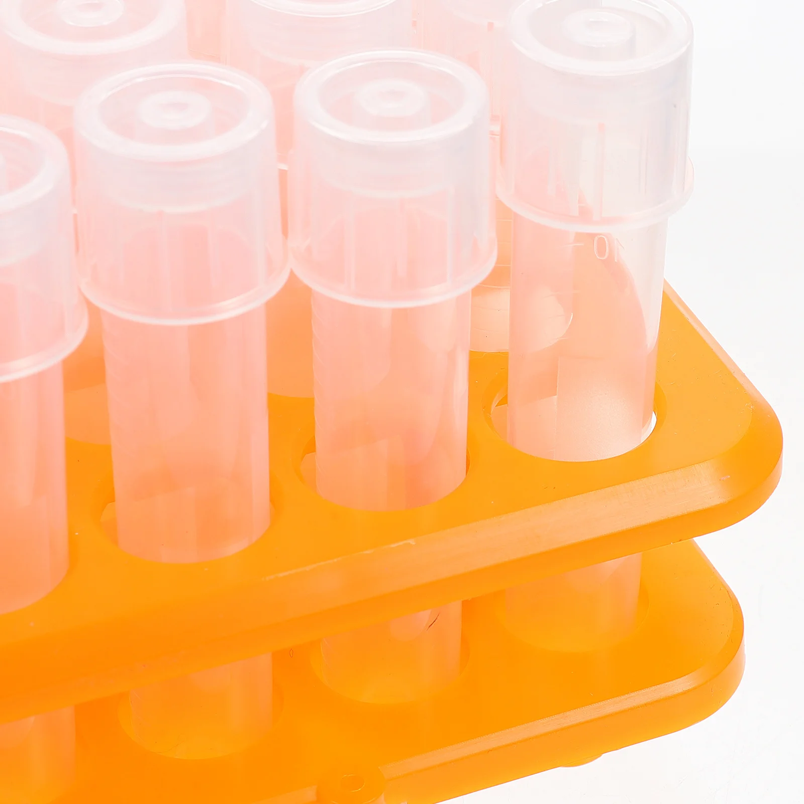 

100pcs Bacteria Culture Test With Caps Science Lab Tubes For Micro Cultivation Diluted Liquid Teaching Experiment