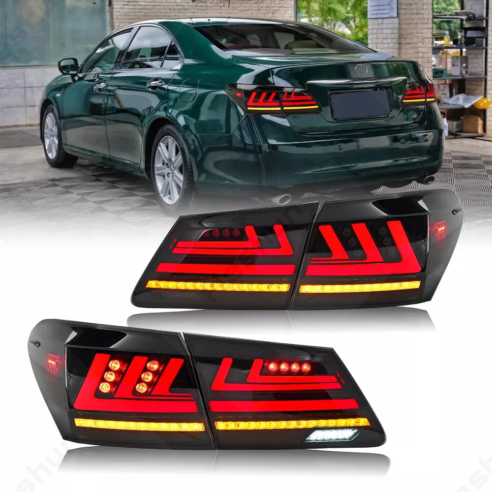 LED Tail Lights For Lexus ES350 ES330 ES240 ES250 ES300h 2006-2012 ES Taillight Rear Lamps Taillamp Brake Lamp DRL Turn Signal