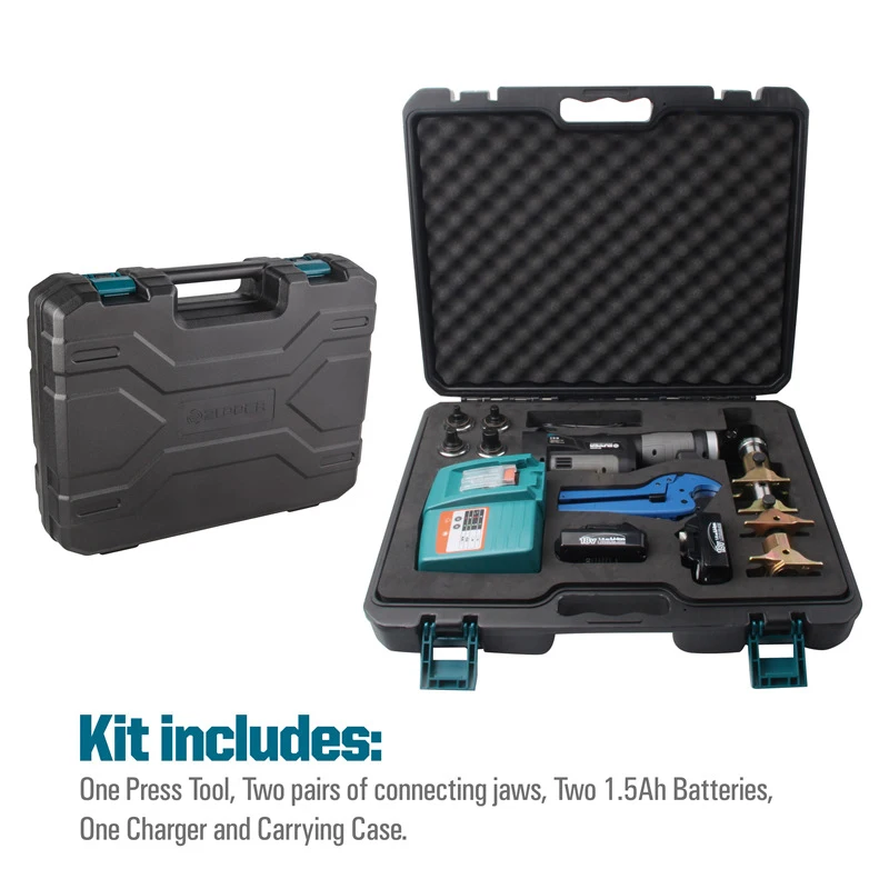 PZ-1240 Multi-functional Battery Axial Press & Expand Tool For Plumbing Pex Multilayer Pipe Rechargeable pipe expander