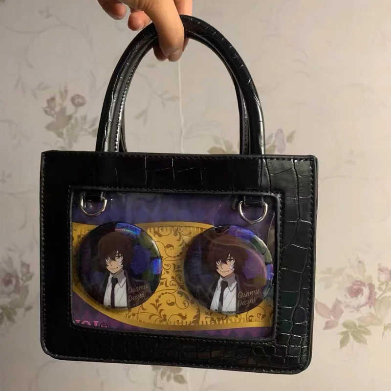 Śliczne Lolita Ita torby Harajuku JK jednolita torebka damska 2024 Trend słodka przezroczysta torba typu Crossbody subkultura Bolsos Mujer