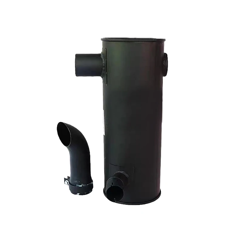 Excavator Engine Exhaust Muffler Assembly Heat Resistant Exhaust Pipe Heavy Construction Machinery Replacement Parts